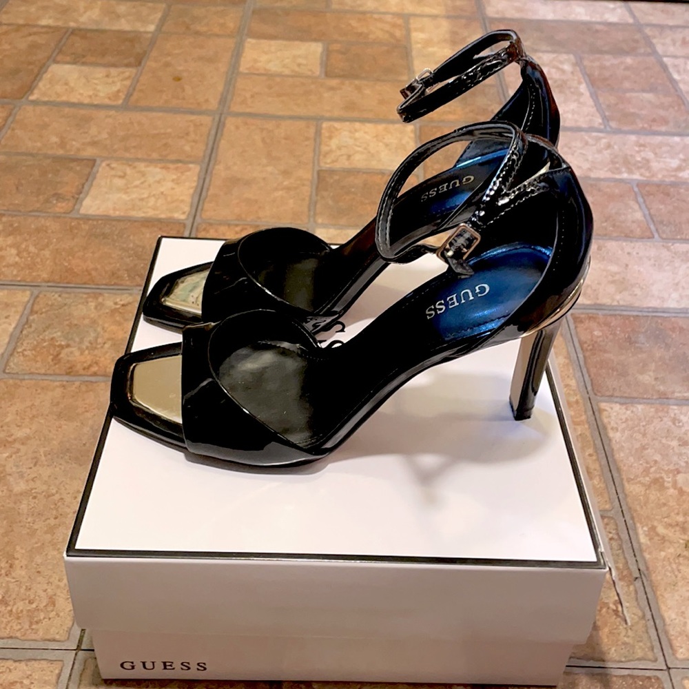 Guess Divine Heeled Sandals -Size 8 worn once